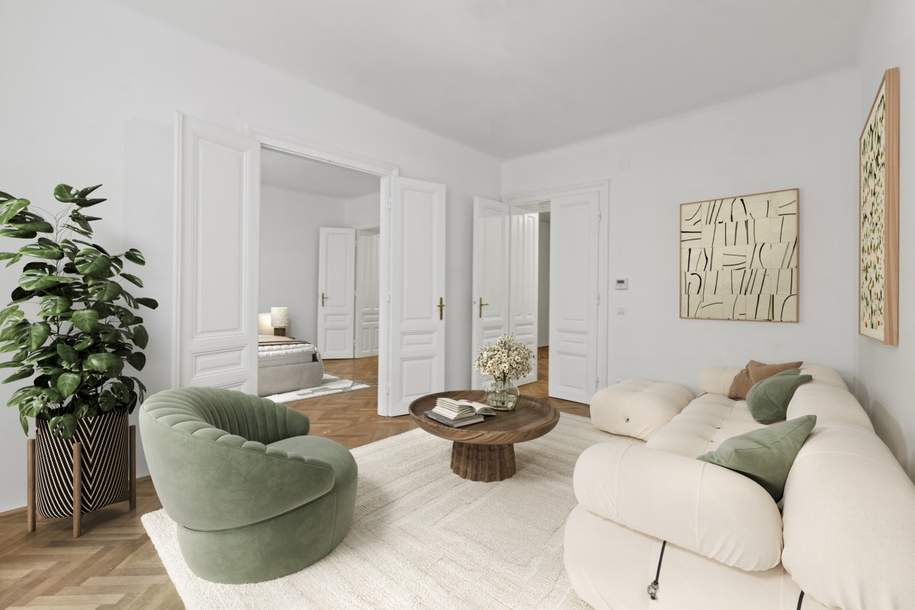 ++ TRAUMHAFTE 3-Zimmer ALTBAUWOHNUNG ++ in 1070 WIEN, Wohnung-kauf, 525.000,€, 1070 Wien 7., Neubau
