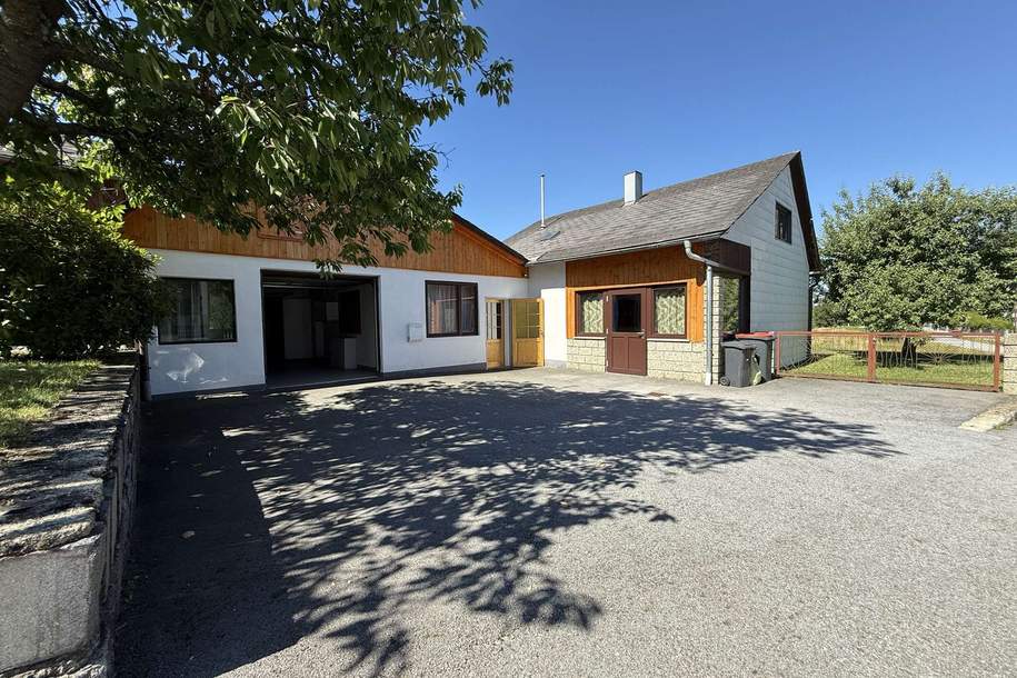 Einfamilienhaus mit Werkstatt und Halle, in ruhiger Lage!, Haus-kauf, 167.000,€, 3872 Gmünd