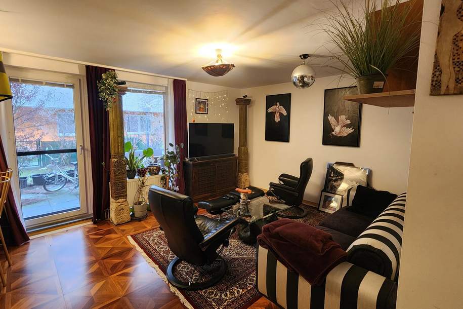 Eigengarten! Gut aufgeteilte 3-Zimmer Wohnung mit Loggia &amp; Garten, Wohnung-kauf, 399.000,€, 1200 Wien 22., Donaustadt