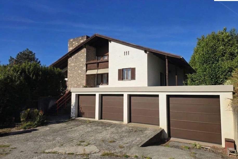 Exklusive Liegenschaft in begehrter Villenlage von Bad Fischau mit 1601m² Grundstück, Haus-kauf, 560.000,€, 2721 Wiener Neustadt(Land)