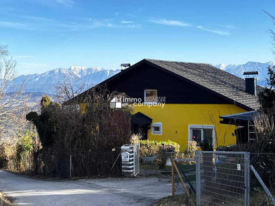 REFUGIUM mit Fernblick - Eigenheim mit großem Garten Nähe Pörtschach am Wörthersee