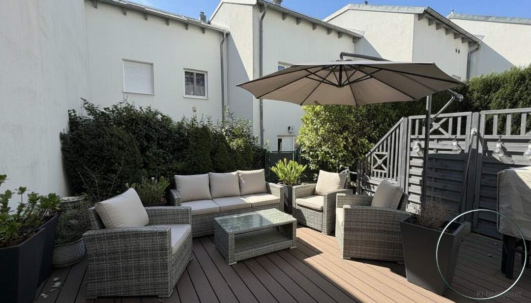 Exklusives Reihenhaus mit Panorama-Dachterrasse, Garage &amp; 4 Ebenen in Langenzersdorf