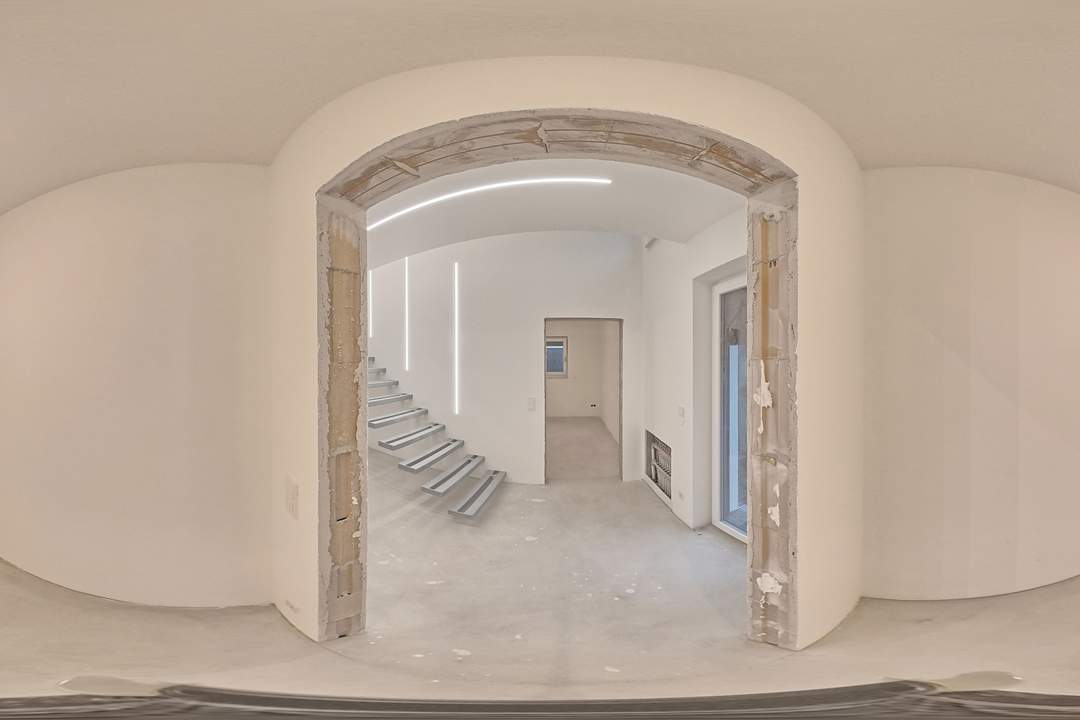 "Modernes Einfamilienhaus vor Fertigstellung"