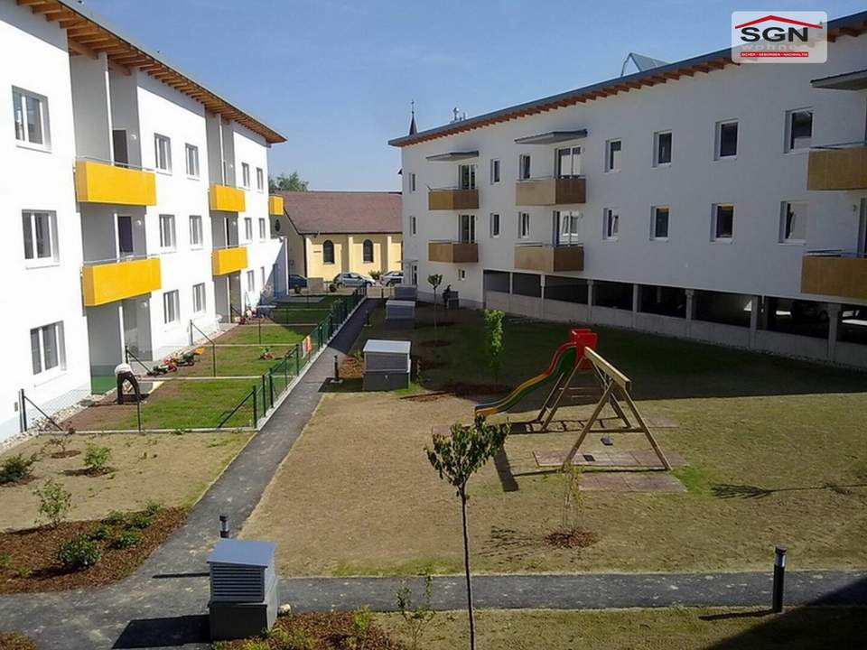 Geförderte 3 Zimmer-Wohnung mit Balkon, Tiefgaragenplatz & Miete-Kaufoption