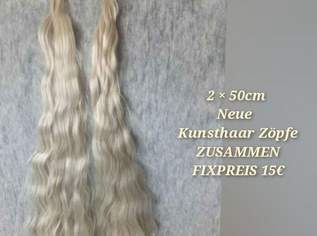NEU 2×50cm Kunsthaar Zöpfe ZUSAMMEN FIXPREIS 15 /NUR SELBSTABHOLUNG 23 Bezirk, 15 €, Marktplatz-Beauty, Gesundheit & Wellness in 1230 Liesing NEU 2×50cm Kunsthaar Zöpfe ZUSAMMEN FIXPREIS 15 /NUR SELBSTABHOLUNG 23 Bezirk, 15 €, Marktplatz-Beauty, Gesundheit & Wellness in 1230 Liesing