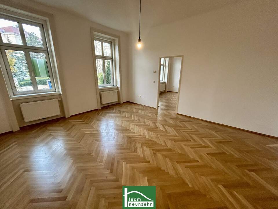 Charmantes Wohnen am Beginn der Hohen Warte! 50 Meter neben dem Setagayapark. Gute Anbindung! Wohnung in saniertem Altbau-Zinshaus.