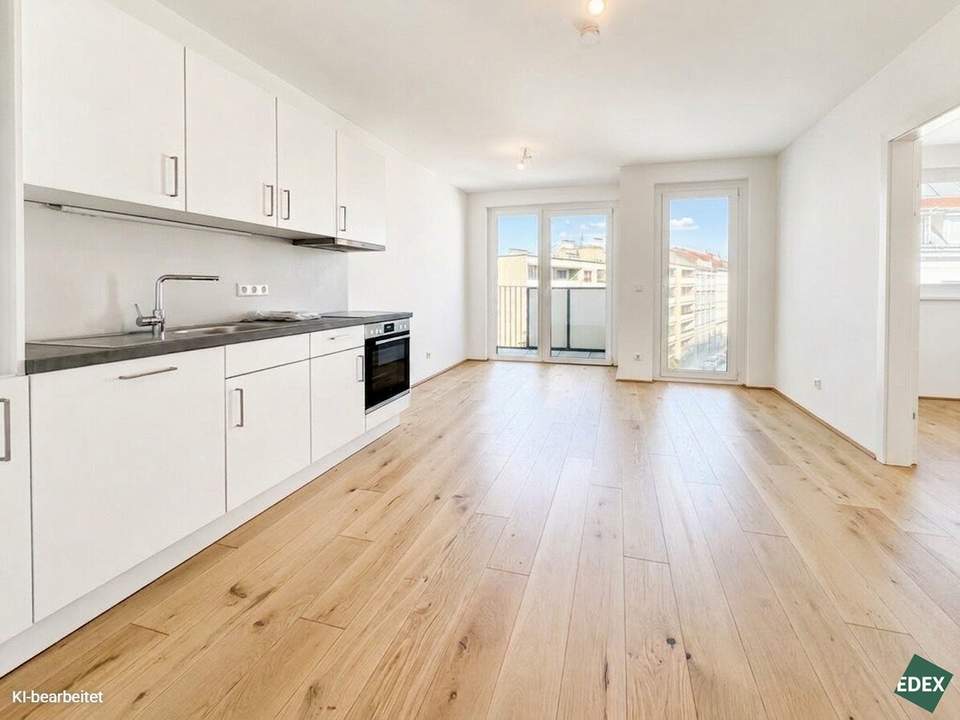 Stützkühlung für angenehmes Raumklima I Attraktive 2-Zimmer-Wohnung mit Balkon | 1 Gehminute zur U3