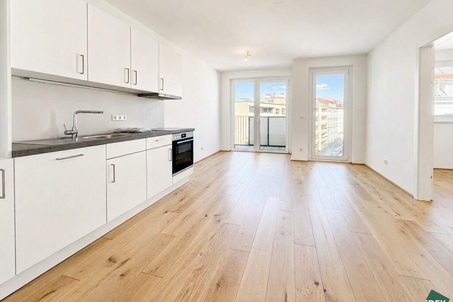 Stützkühlung für angenehmes Raumklima I Attraktive 2-Zimmer-Wohnung mit Balkon | 1 Gehminute zur U3, Wohnung-miete, 979,00,€, 1140 Wien 14., Penzing