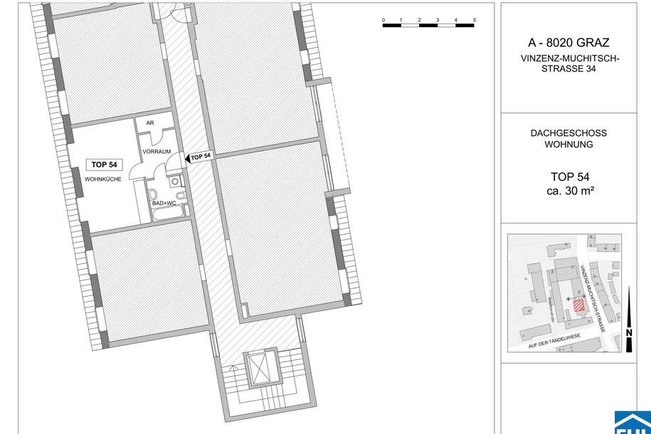 Studentenhit in Bestlage!, Wohnung-miete, 395,00,€, 8020 Graz(Stadt)