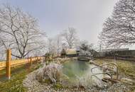 Einfamilienhaus i.Ruhelage Radsberg – parkähnlicher Garten, Wintergarten, Kachelofen + Nebengebäude