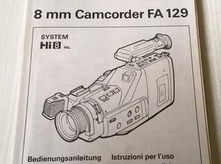 Bedienugsanleitung Siemens Hi8 Camcorder FA129 Baugleich Sony Blaupunkt, 5 €, Marktplatz-Kameras & TV & Multimedia in 1160 Ottakring