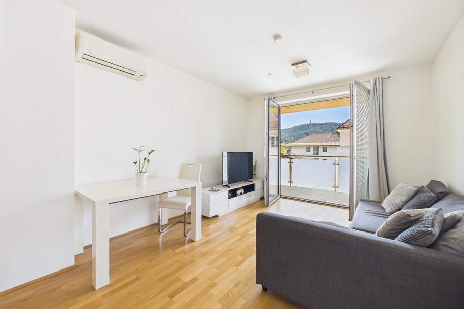 Sonnige &amp; neuwertige 2-Zimmer-Wohnung samt Loggia im Zentrum von Pörtschach mit Pyramidenkogel Blick, Wohnung-kauf, 369.000,€, 9210 Klagenfurt Land