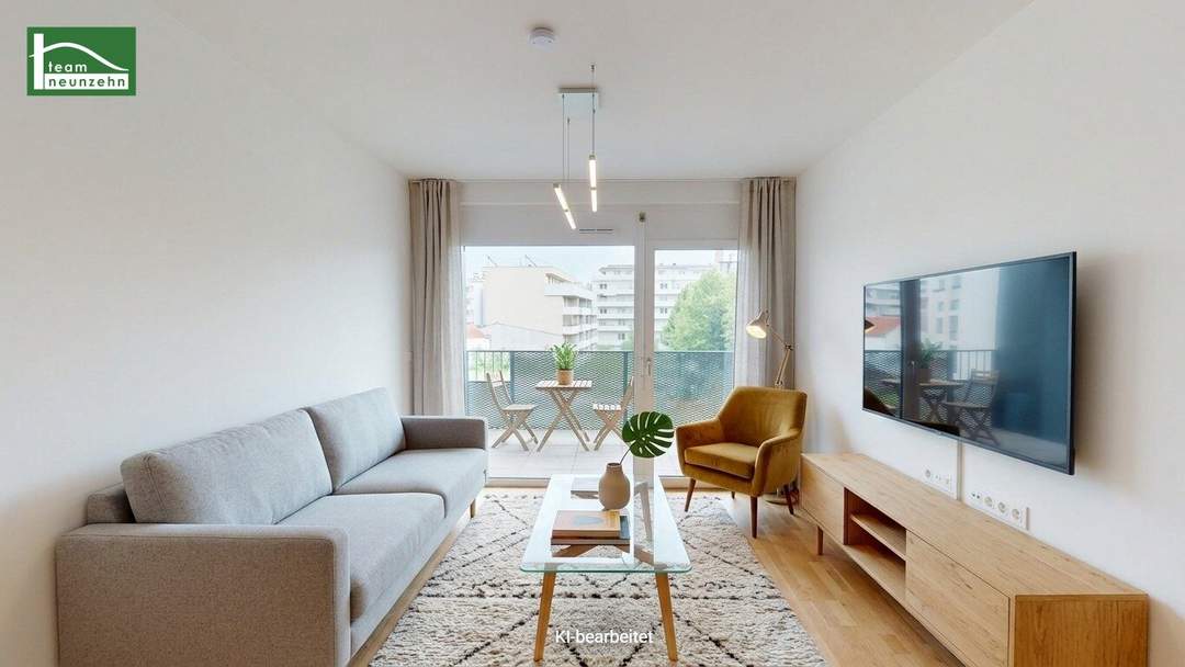 Urban &amp; modern - Hochwertige 2-Zimmer-Wohnung mit Balkon im Grazer Trendviertel!