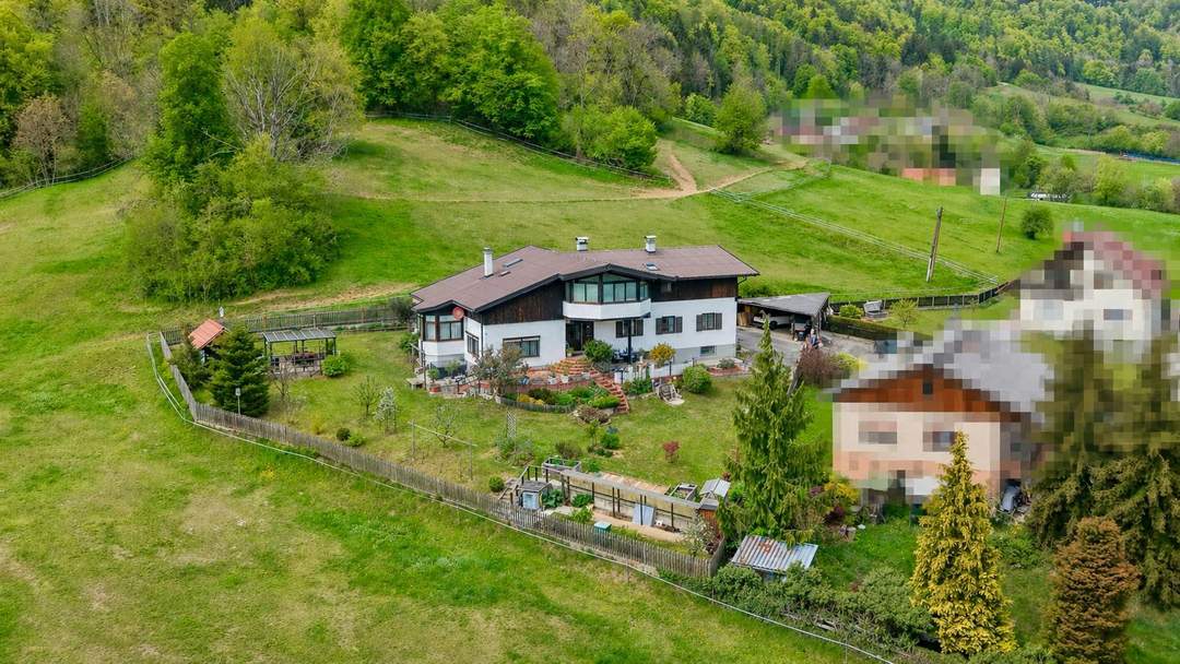 Gepflegtes Ein/Zweifamilienhaus mit Wohlfühlgarten und Sackgassenlage in Stattegg