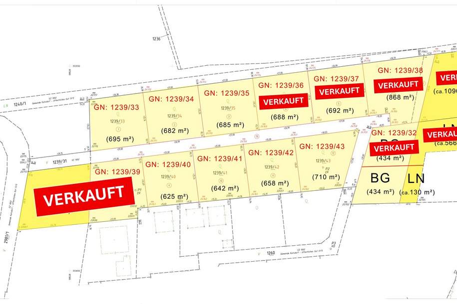 📍 Grundstück 1239/37, Grund und Boden-kauf, 173.000,€, 4223 Perg