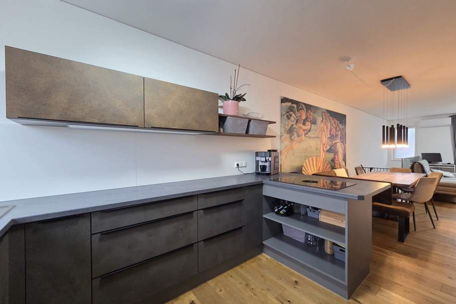 Neuwertige Wohnung mit Eigengarten, Dachterrasse und zwei Garagenplätzen., Wohnung-kauf, 383.000,€, 8076 Graz-Umgebung