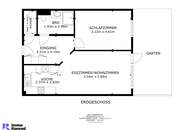 Hochwertig und energieeffizient! Helle 2-Zimmer Gartenwohnung mit geringen Betriebskosten!