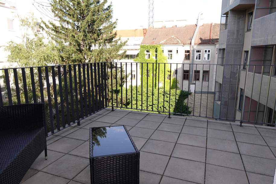 HOFSEITIGE 2 Zimmer BALKON-Neubauwohnung mit IDEALER Aufteilung - Nahe U6 Thaliastraße, Wohnung-miete, 989,00,€, 1160 Wien 16., Ottakring
