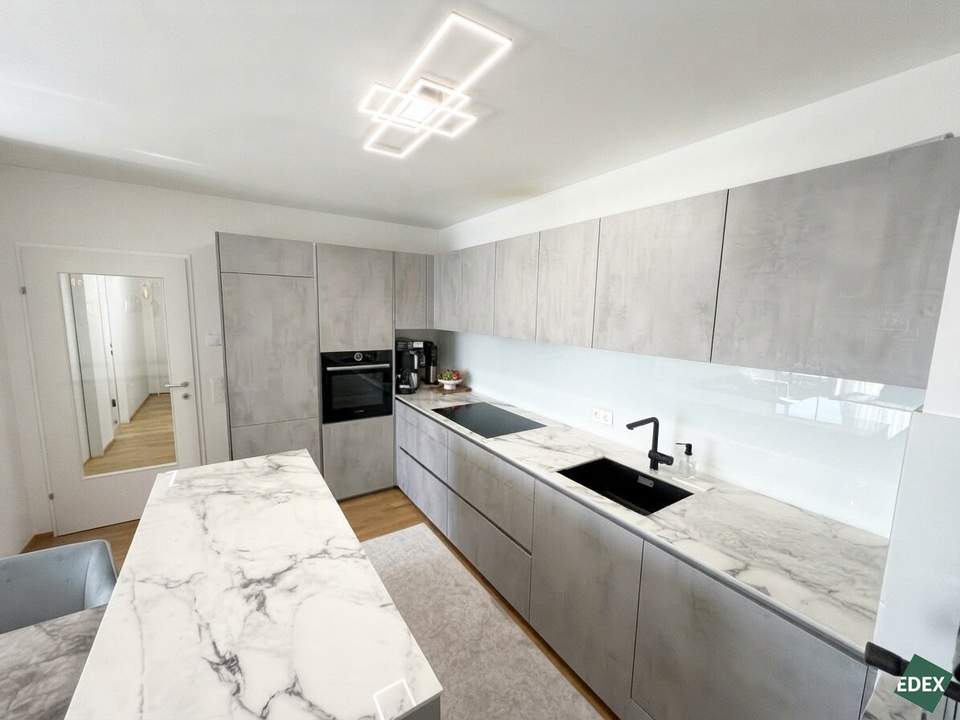 Mit Balkon, Klima und Pool am Dach: Luxuriöse 3-Zimmer-Wohnung zum Kauf!