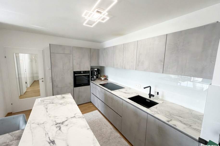 Mit Balkon, Klima und Pool am Dach: Luxuriöse 3-Zimmer-Wohnung zum Kauf!, Wohnung-kauf, 425.000,€, 1210 Wien 21., Floridsdorf