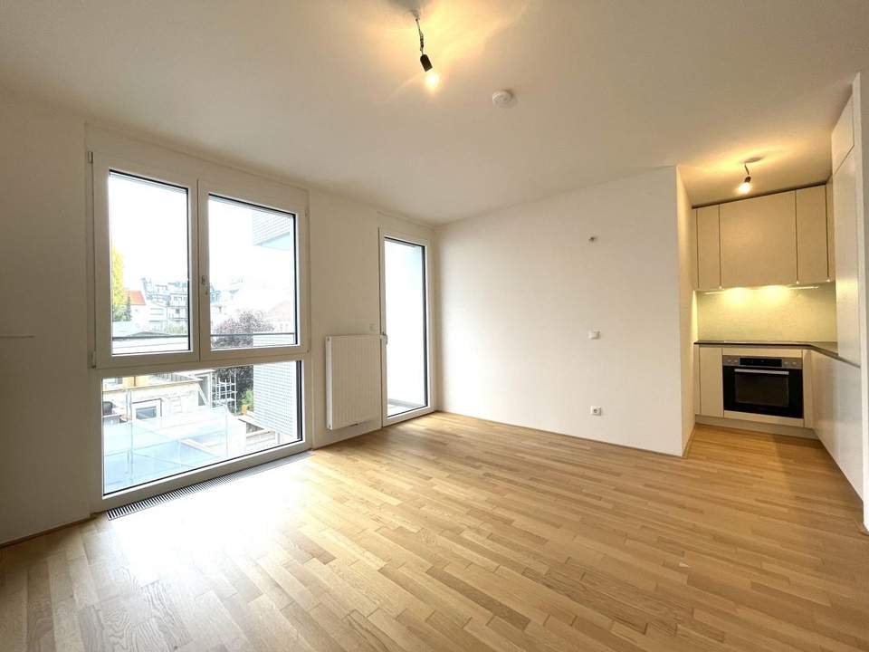 Hochwertig ausgestattete Neubauwohnung mit hofseitigem Balkon und Top-Raumaufteilung!