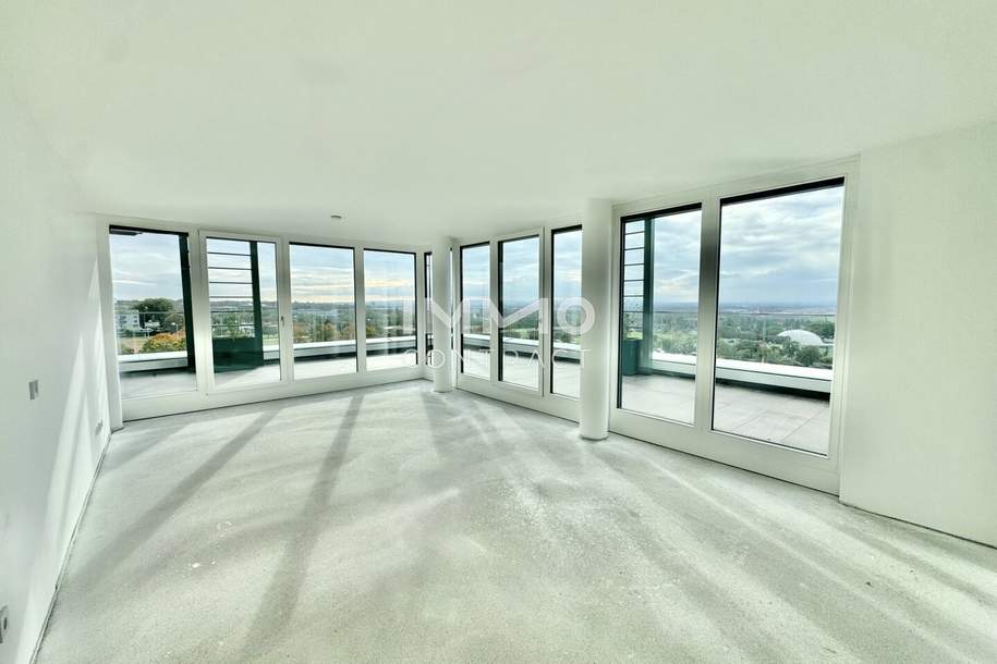 Exklusives Penthouse mit 90m2 Panoramaterrasse: Provisionsfrei: Wohnung + Büro mit luxuriöser Ausstattung, Wohnung-kauf, 335.000,€, 1100 Wien 10., Favoriten