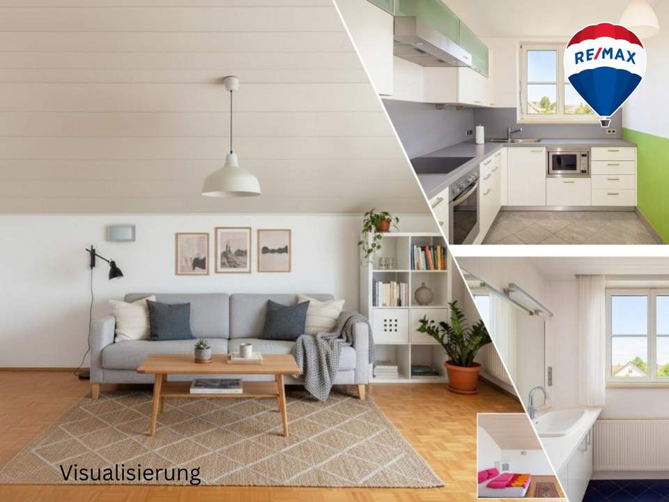 Stadtnah, smart &amp; individuell: Helle, geräumige Wohnung mit 1 Garage!