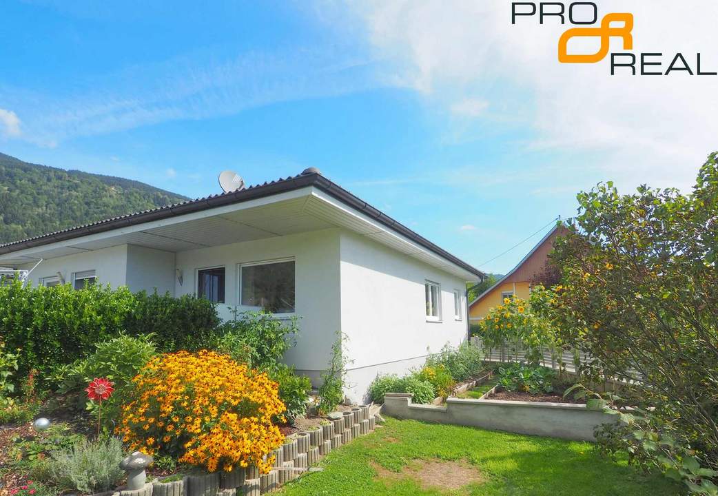 OSSIACHER-SEE-Nähe 300m! Kl. Bungalow, 2 Sz, 2Bad, 762m² Grund
