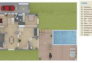 240m² großes, modern aufgeteiltes 8 Zimmer Einfamilienhaus mit Garten und Pool in Gerasdorf bei Wien
