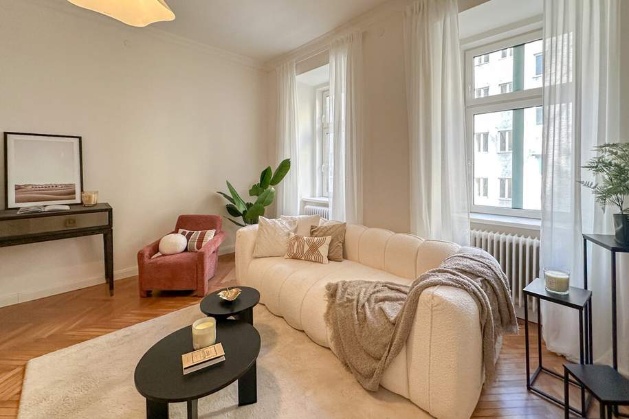 Charmante, sanierte Altbauwohnung in Praternähe, Wohnung-kauf, 549.500,€, 1020 Wien 2., Leopoldstadt