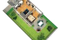 Moderne Gartenwohnung in begehrter Lage - Erstbezug mit 2 Zimmern, Terrasse und Garten