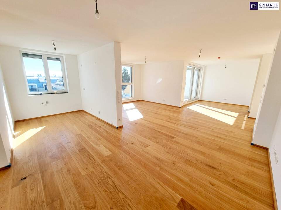 Raum. Ruhe. Rooftop. Selten am Markt - 5-Zimmer-Penthouse mit großzügiger Dachterrasse in Ruhelage! Erdwärme + Garagenplätze + Energieeffizient Wohnen!