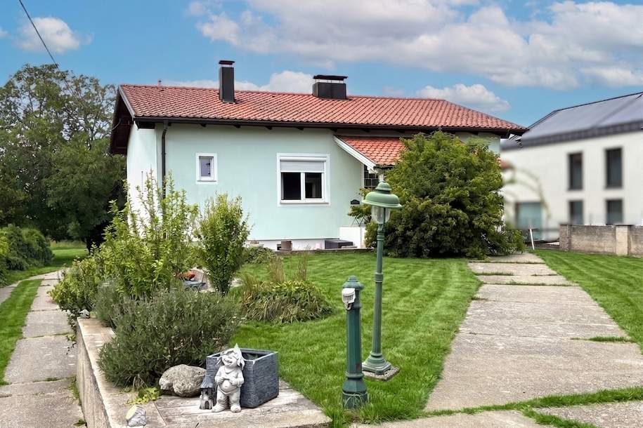 Dein Wohnglück im Grünen! Familienwohnhaus mit Erweiterungspotenzial -ca 5 km zum See!, Haus-kauf, 458.000,€, 7064 Eisenstadt-Umgebung