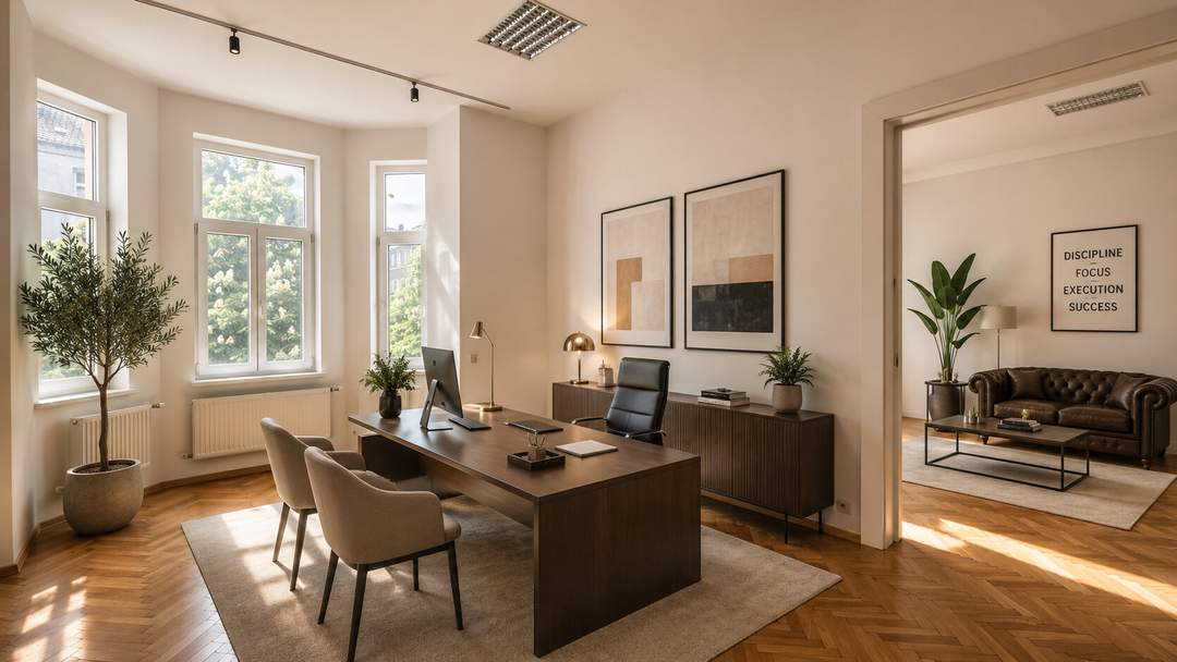 KLAGENFURT - vis-à-vis der Wirtschaftskammer| Elegantes Premium-Office im prestigeträchtigen Altbau