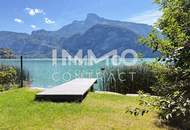 Große Südterrasse & Garten – moderne EG-Wohnung – SEE.LEBEN Mondsee