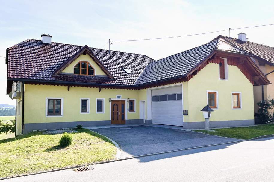 Sofort bezugsbereites, großzügiges Wohnhaus mit Fernblick und großem Garten, Haus-kauf, 349.000,€, 4155 Rohrbach