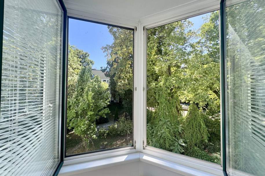 Südseitiger Blick in den Traumgarten! Charmante Wohnung mit Erker im 2. Liftstock, Wohnung-kauf, 249.000,€, 1190 Wien 19., Döbling