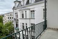 1030, nahe Wien/Mitte! Repräsentative 4-Zimmer Altbauwohnung mit Kamin und Balkon!