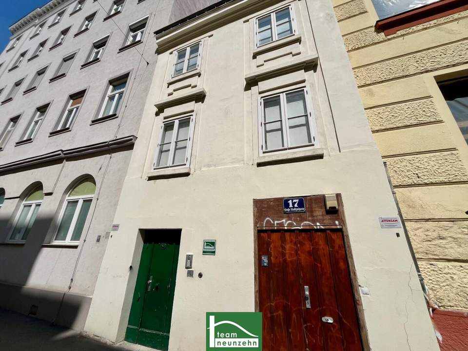 Rarität in Top Lage! Barock trifft auf Moderne! Charmante Altbau-DG-Wohnung in Barockhäuschen im Zentrum neben der U2! Wohngenuss auf 3 Ebenen mit Terrasse!