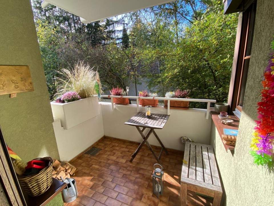 Charmant mit herrlichem Grünblick