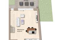 Ruhe, Grün &amp; Luxus: 4-Zimmer- Maisonette mit 172 m² Garten und Pool