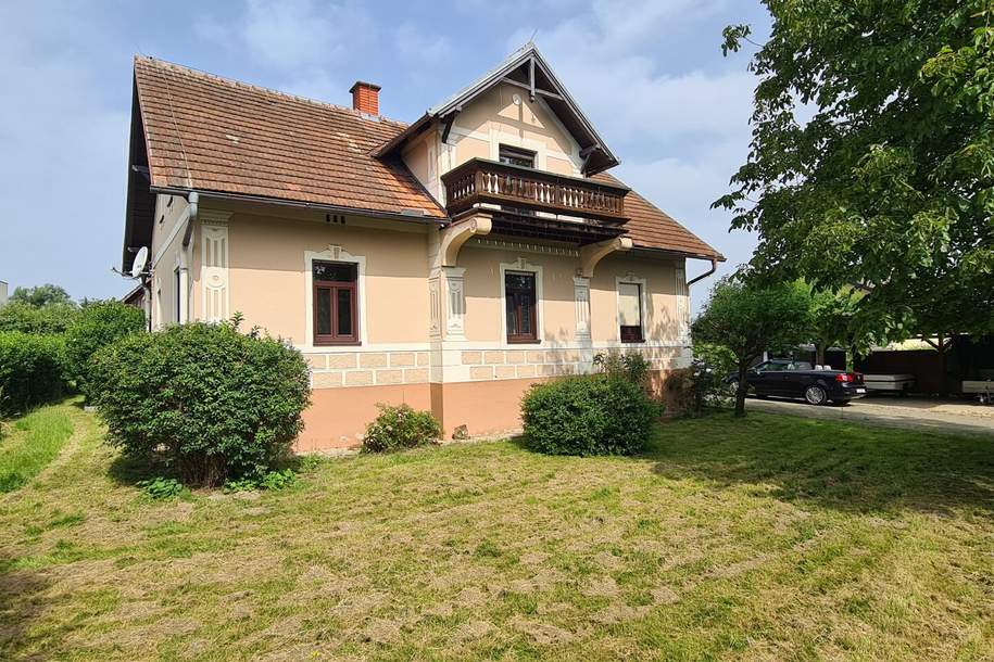 Stilvolles Wohnhaus mit sonnigem Umgrund samt Carport und Holzhütte, Haus-kauf, 148.000,€, 8423 Leibnitz