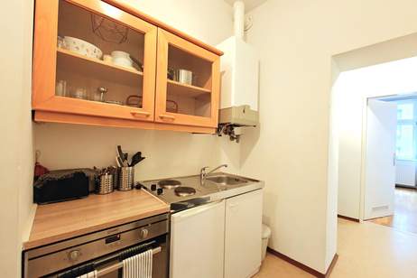 Nähe Jörgerbad: Einzugsbereit samt Möblierung + Perfekte Wohnlage + profitieren durch zukünftige U5 + kompakter Grundriss, Wohnung-kauf, 157.000,€, 1170 Wien 17., Hernals