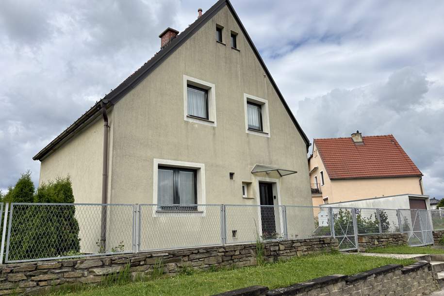 Gepflegtes Einfamilienhaus mit 591 m² Grundstück in Ravelsbach, Haus-kauf, 168.000,€, 3720 Hollabrunn