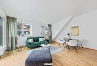 3,5 Zimmer DG-Wohnung mit Terrassen, in Bestlage des 9. Bezirk.