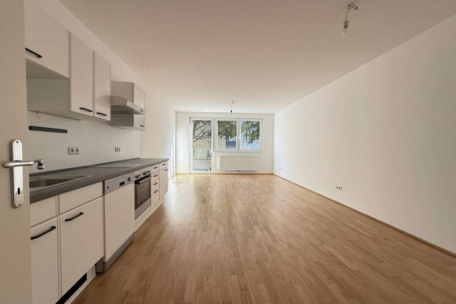 Sonnendeck-Terrasse im Innenhof, schön aufgeteilte 2-Zimmer Neubauwohnung, Wohnung-kauf, 299.000,€, 1110 Wien 11., Simmering