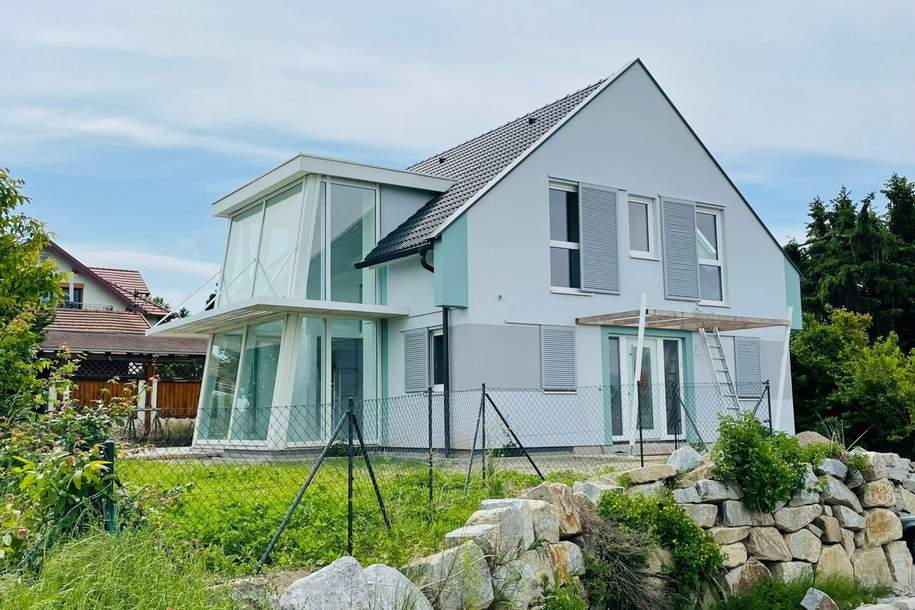 Modernes Einfamilienhaus mit großzügigen Glasfronten und wunderschöner Aussicht/Mietkauf Variante möglich/PROVISIONSFREI !!!, Haus-kauf, 480.000,€, 2625 Neunkirchen