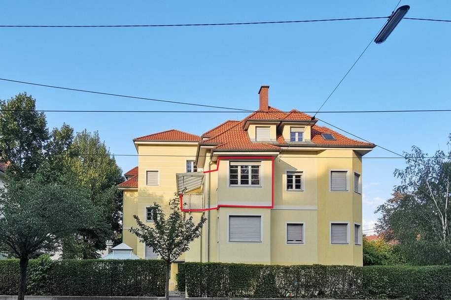 Ansprechende 2 Zimmer-Mietwohnung mit Balkon in Zentrumsnähe, Wohnung-miete, 686,17,€, 8010 Graz(Stadt)