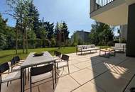 PROVISIONSFREI! Exklusives Wohnerlebnis am Flötzersteig, 1140: Sonnige, wunderschöne 3-Zimmer GARTENWOHNUNG mit 3 Terrassen! ERSTBEZUG!
