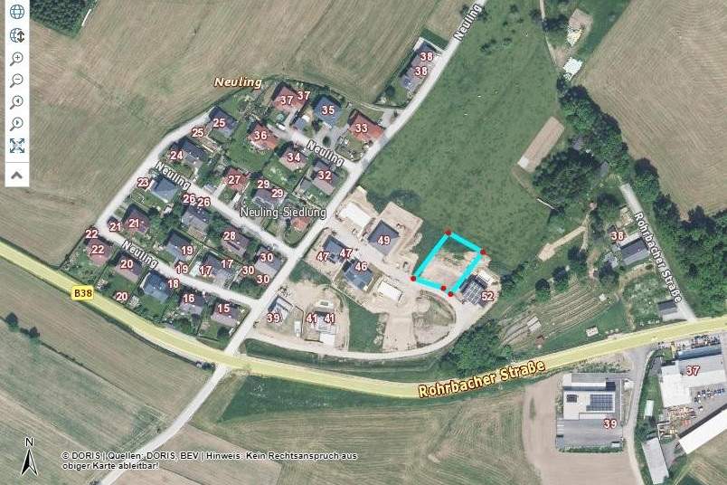 Grundstück in neuer Siedlung NEULING sehr günstig zu verkaufen für Einzel oder Doppelhaus, Grund und Boden-kauf, 69.000,€, 4184 Rohrbach